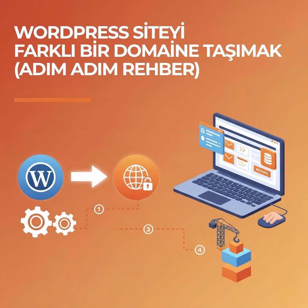 WORDPRESS SİTEYİ FARKLI BİR DOMAİNE TAŞIMAK (ADIM ADIM REHBER)